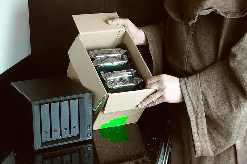 Einige Festplatten wie die Ironwolf von Seagate sind speziell für NAS-Systeme optimiert