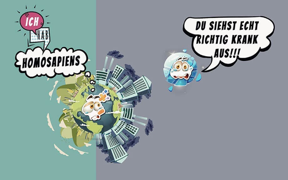 Kranke Erde: Ich habe Homosapiens