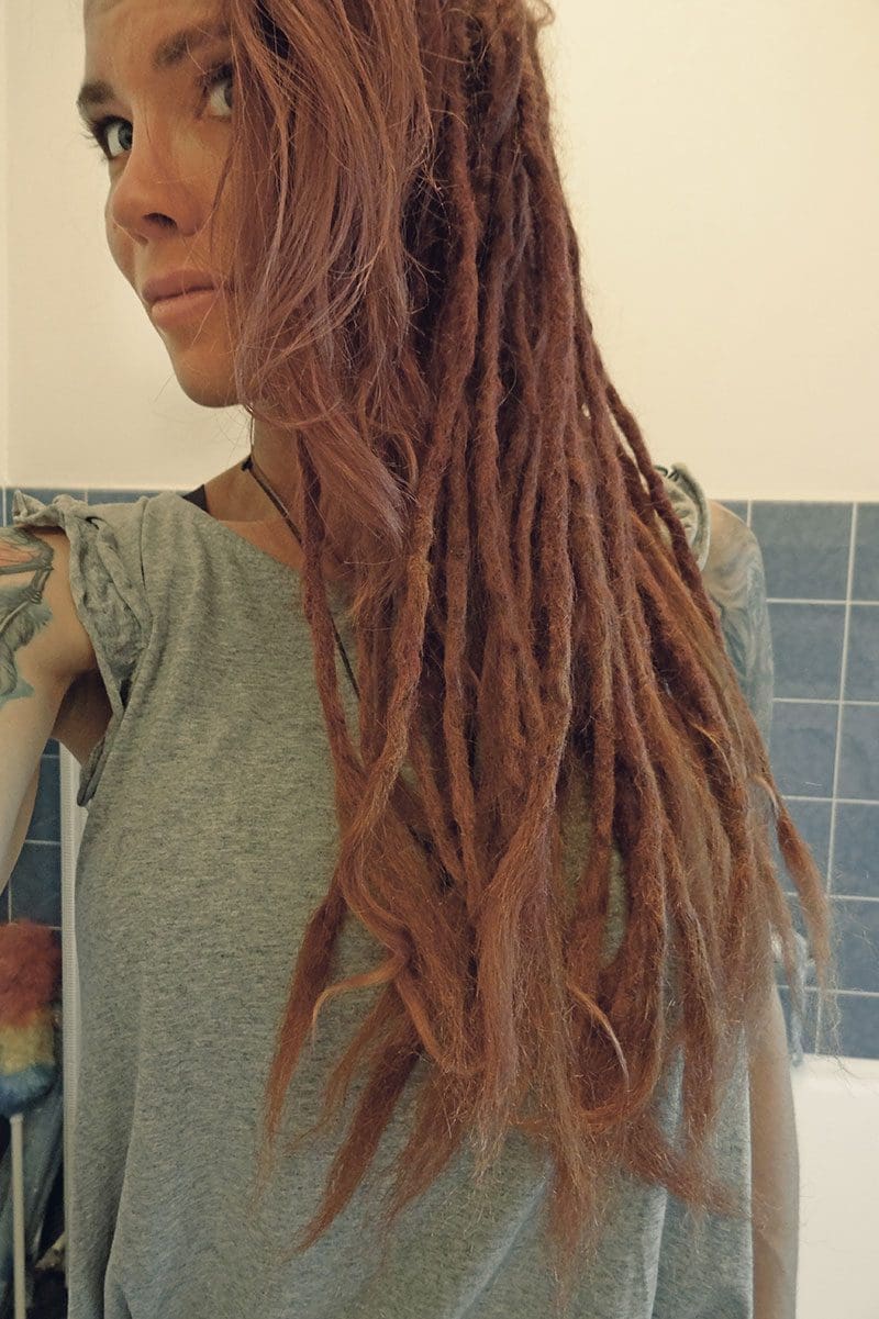Dreadlocks Spitzen offen