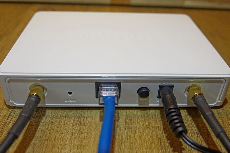 D-Link Router verkabelt
