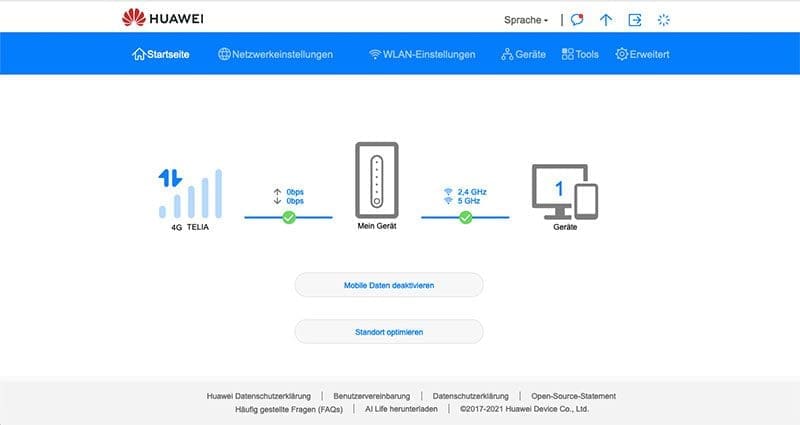 Netzwerkverbindung