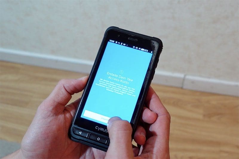 Yale Linus Smart Lock App einrichten - Konto erstellen