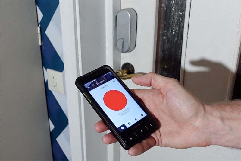 Yale Linus Smart Lock geschlossen