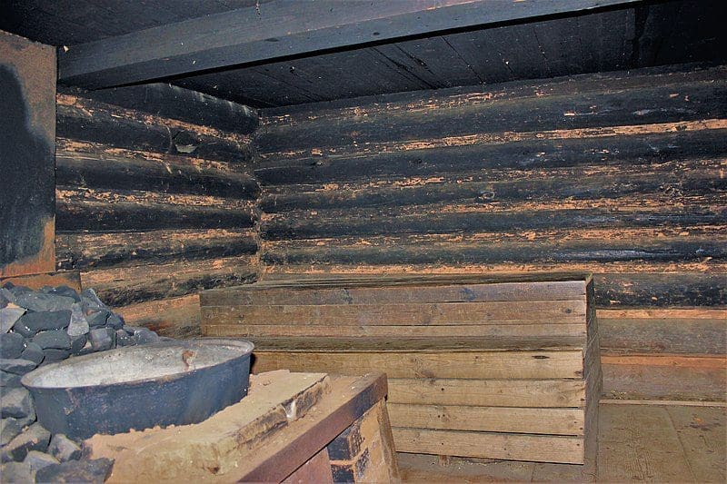 Finnische Rauchsauna